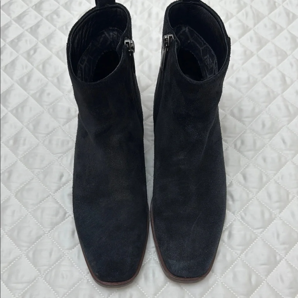 AQUATALIA Black Suede Ankle Boots - Picture 1 of 6